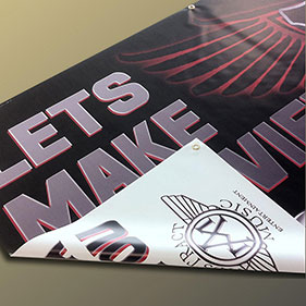 出口专用双面布喷绘 Double sides Vinyl banner
