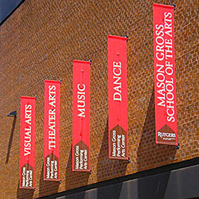 双面广告挂旗 出口广告挂画