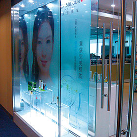 Indoor / Outdoor clear sticker