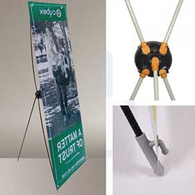 X banner stand