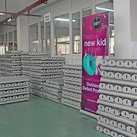 Double sides roll up banner