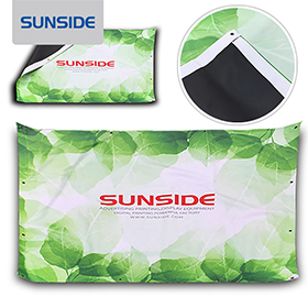 Black background light box printing, shaping brand visual attraction